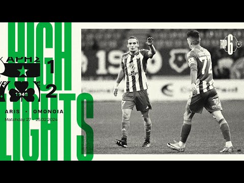 Aris Omonia Goals And Highlights