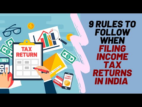 Rules to Follow when Filing Income Tax Returns | ICA Edu Skills