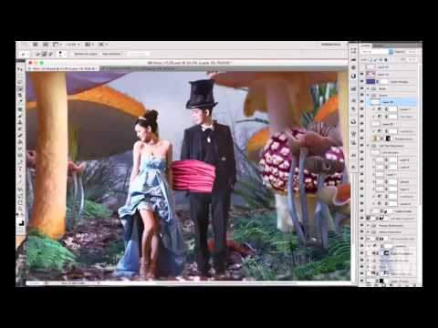 Video till Fotograf skapar porträtt med Alice i underlandet-tema