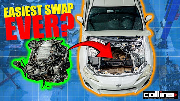 3UZ-FE V8 swap into an FRS using the stock 6-speed trans, Video Series! Part 1 engine removal
