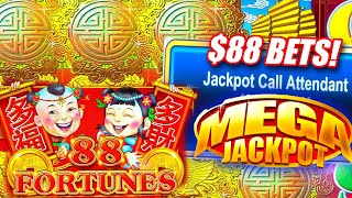 YOU WON'T BELIEVE THIS INSANE HIGH LIMIT SLOT PLAY ON 88 FORTUNES ➜ JACKPOT!