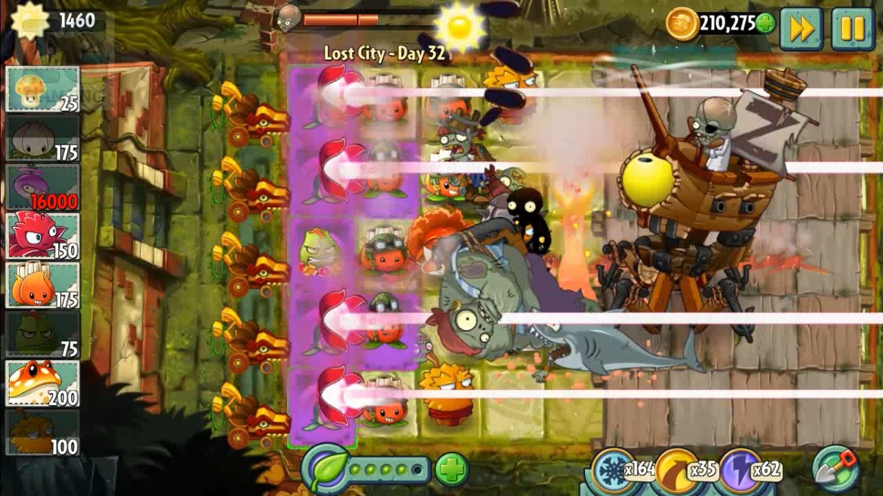 Plants vs Zombies 2 - Zombot Plank Walker in Lost City - YouTube