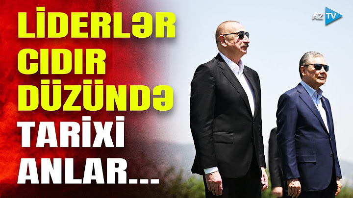 Azərbaycan və Türkmənistan liderləri Cıdır düzündə - Şuşada TARİXİ ANLAR