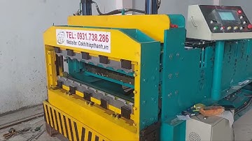 Lắp đặt máy cán tôn 2 tầng 09 sóng và 13 sóng laphong tích hợp dập vòm