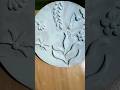 making floral art using mouldit clay💫✨ |@mistiriyaart| #clay #shorts