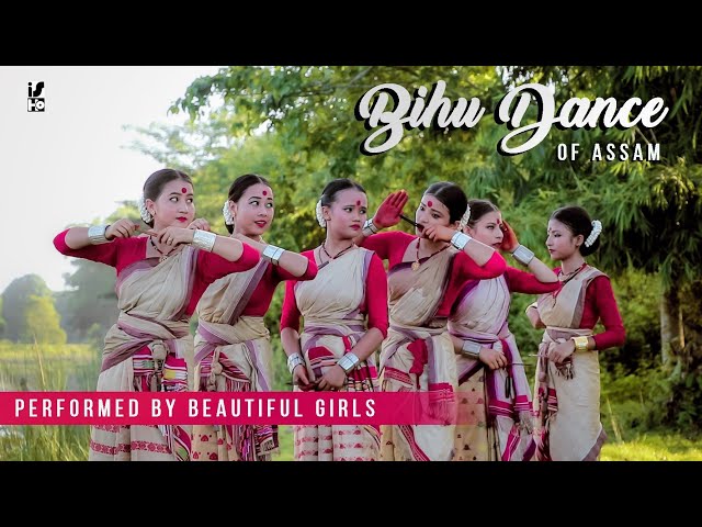 Bihu Dance of Assam Performed by Beautiful Girls || Assamese Bihu Song ||  ISHO - YouTube