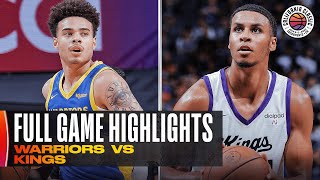 WARRIORS vs KINGS | CALIFORNIA CLASSIC | FULL GAME HIGHLIGHTS