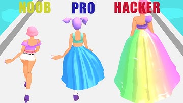 NOOB vs PRO vs HACKER in HOVER SKIRT!
