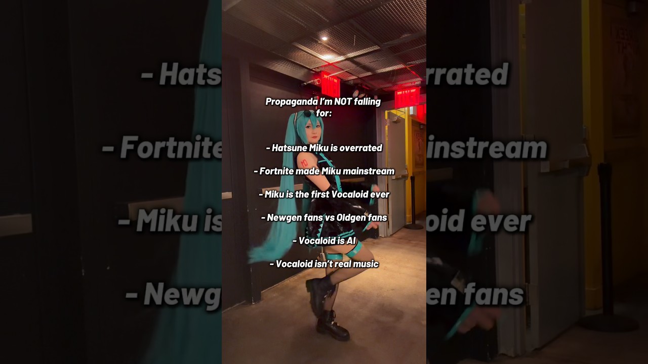 We’ve all heard at least one of these 🥲 #hatsunemiku #hatsunemikucosplay #vocaloid #vocaloidcosplay