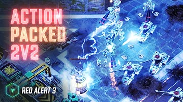 dimon & Pika vs DutchArmy & Bashley - Battlebase Quartus - Red Alert 3