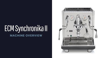 ECM Synchronika II Espresso Machine Overview