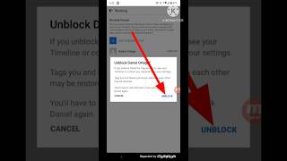 How to unblock someone on facebook