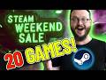 Steam Weekend Sale! Up to -92%!!! 20 AWESOME Games You MUST Try! 🎮🕹️👾