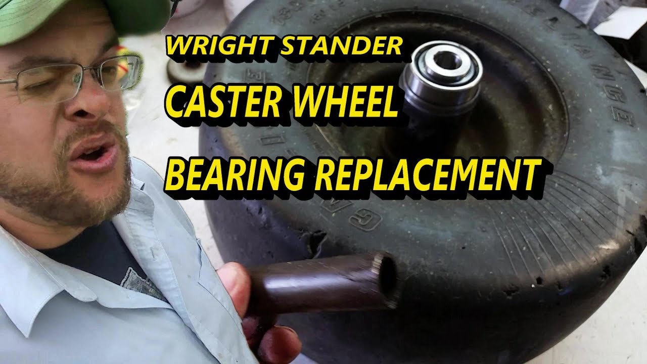 WRIGHT STANDER CASTER WHEEL BEARING REPLACEMENT YouTube