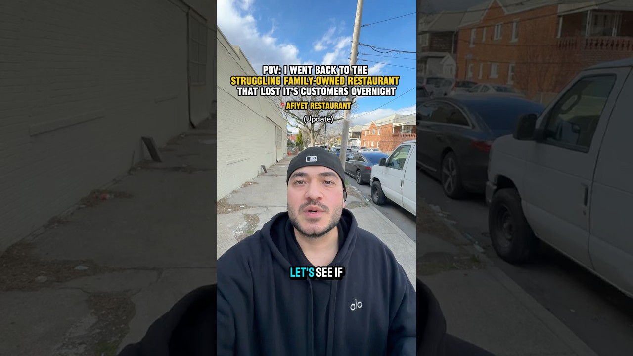 POV: Cab Driver Working at a Struggling family owned restaurant
