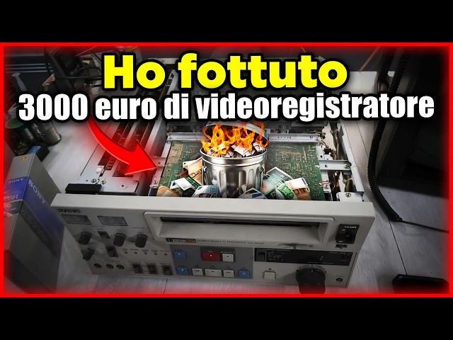 Ho fottuto 3000 Euro di videoregistratore - U-Matic Sony VO-9600P
