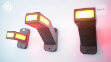 WAS W168 LED outline marker light range overview video - available from Dun-Bri Group
