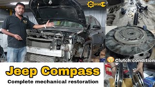 Jeep Compass Clutch , Suspension & brakes replacement | Complete mechanical restoration | MotoFyx