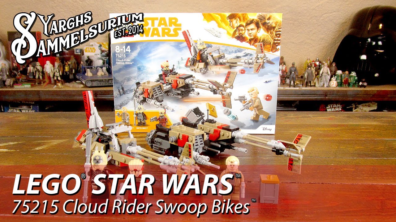 Review Lego Star Wars Solo Cloud Rider Swoop Bikes Unboxing Review Deutsch Youtube