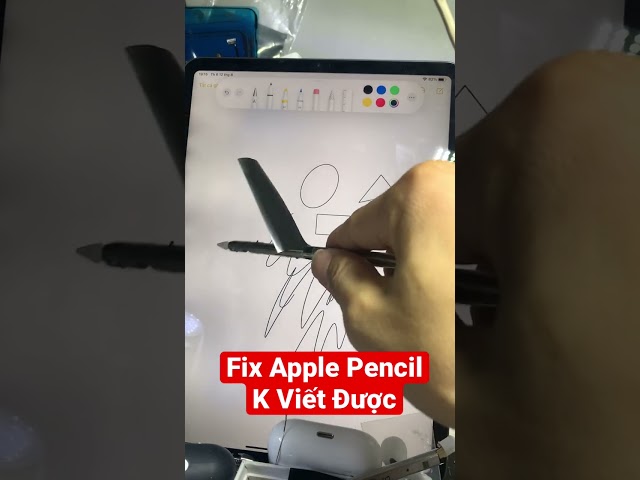 Sửa Apple Pencil 2 lỗi không viết được
