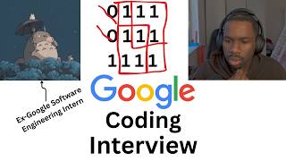 Mock Google Coding interview with an Ex-Google Software Engineering Intern | Strong Hire