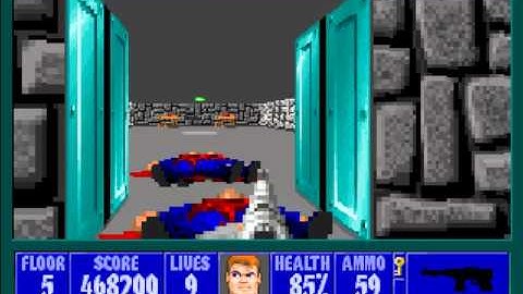 Wolfenstein 3D - Episode 1 (Escape From Wolfenstein) Level 06