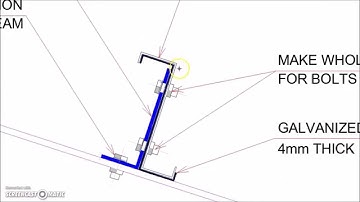 Z Profile Galvanized Section Roof Purlin Connection Detail