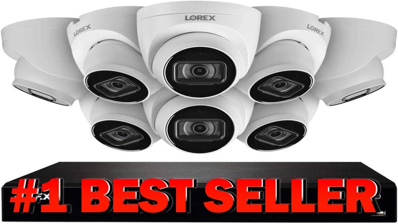 Lorex Technology N4K3 168WD 16 Channel 3TB 4K Fusion NVR System with Eight - B08YY145KP