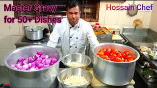 Master Gravy for 50+ Dishes | How to make gravy | Gravy tutorial | Hossain Chef