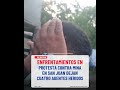 Enfrentamientos en protesta contra mina en San Juan dejan cuatro agentes heridos  #dominicanoshoy