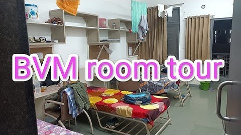 Bvm (Birla vishwakarma mahavidalaya ) hostel room tour