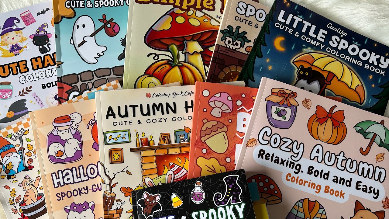 My August Completed Colouring Pages