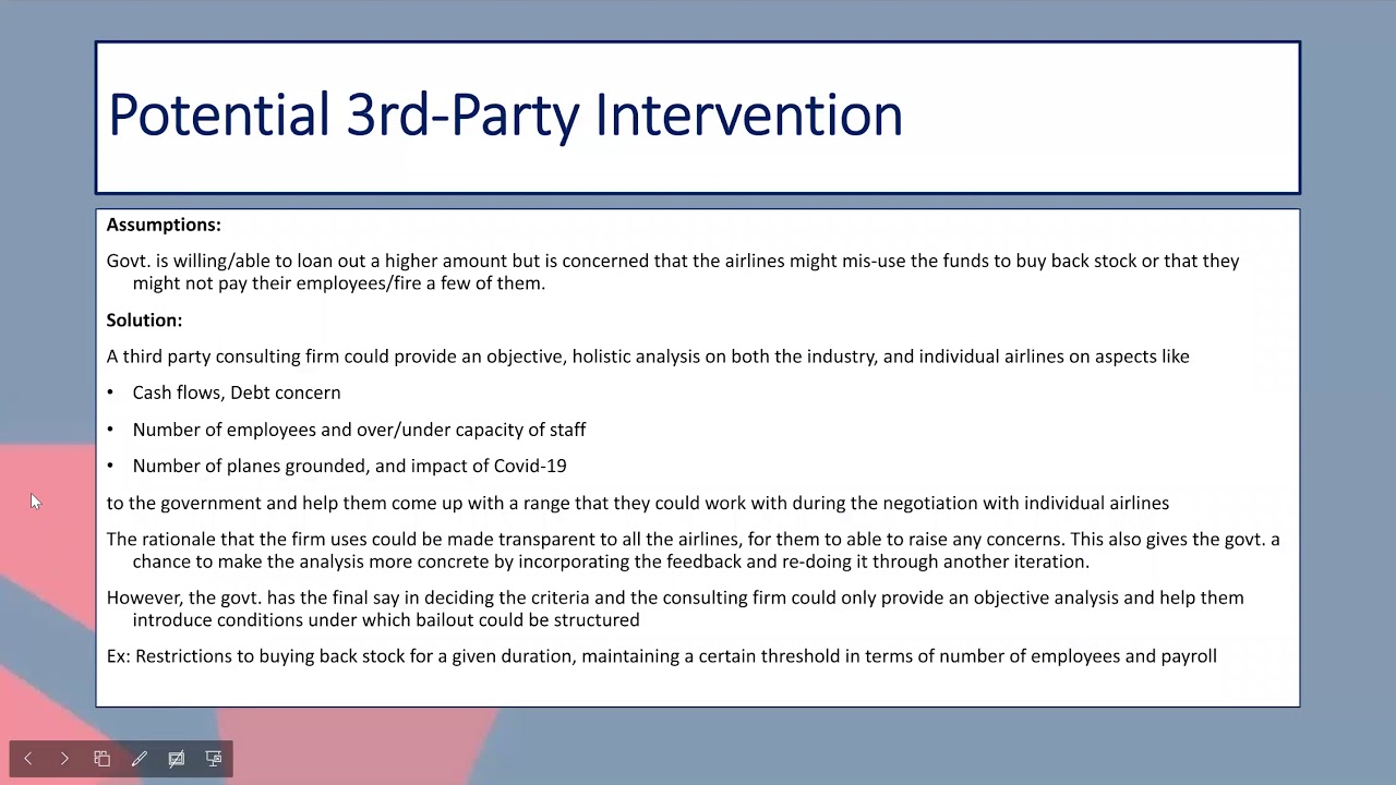 Delta Airlines - COVID-19 Bailout Negotiations