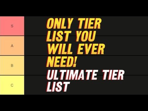 only valid tier list