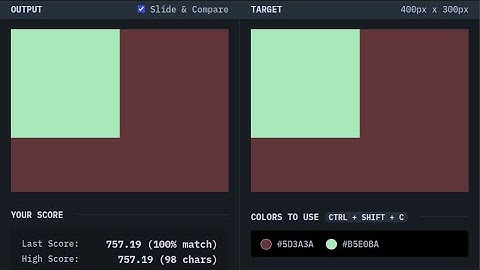 CSS Battle - Target #1 - Simply Square