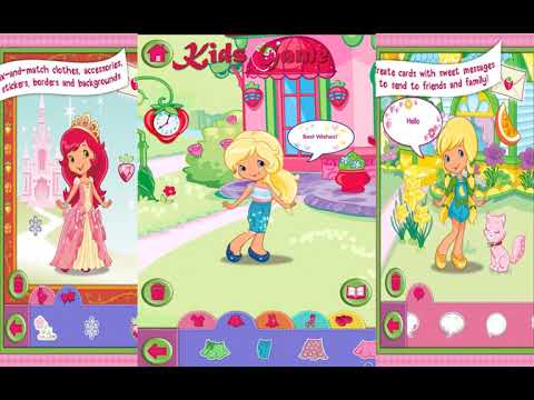 Strawberry Shortcake Card Maker Dress Up - Android and iPhone Apps for Kids Game