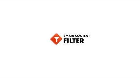 How To Use Smart Content Filter - Tutorial
