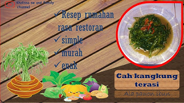 Resep cah kangkung terasi | resep rumahan rasa restoran #cahkangkung #cahkangkungterasi #shorts