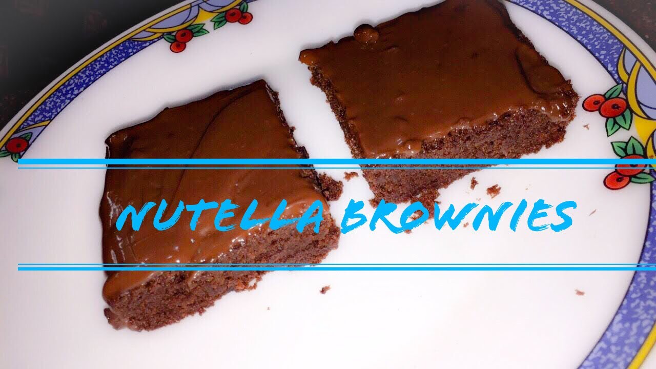 Eggless Nutella Brownies Recipe | Deepali Ohri