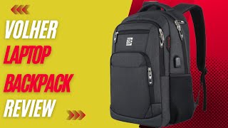 Volher Laptop Backpack with USB Charging Port Review