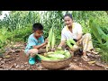 Peaceful country life live with happiness - Family food cooking - Sreypov life show