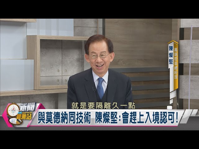 【新聞觀測站】入選WHO團結試驗! 高端疫苗邁向國際認證? 2021.11.6