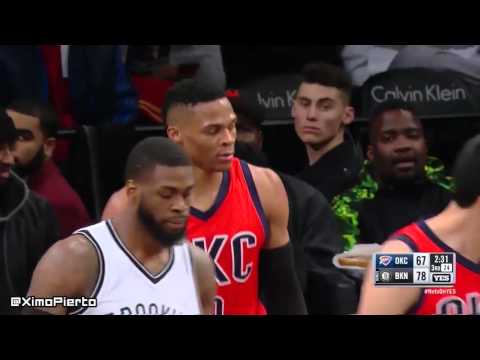 Oklahoma City Thunder vs Brooklyn Nets Full Game Highlights Jan 24, 2016 NBA 2015 16 Season