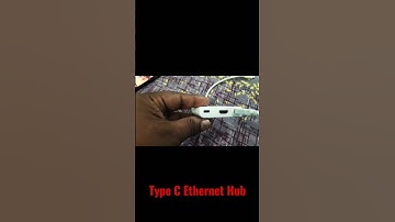 Type C Ethernet Hub I USB type C to Ethernet adapter I