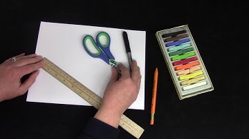 Grade 1: Math Lesson #88 Dividing A Square Into Fourths; Colouring Halves and Fourths