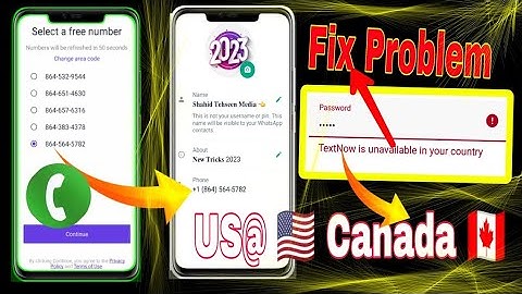 🔥Problem Solved 🔥 2nd Line & TextNow is Unavailable in Your Country lastest Video 2023