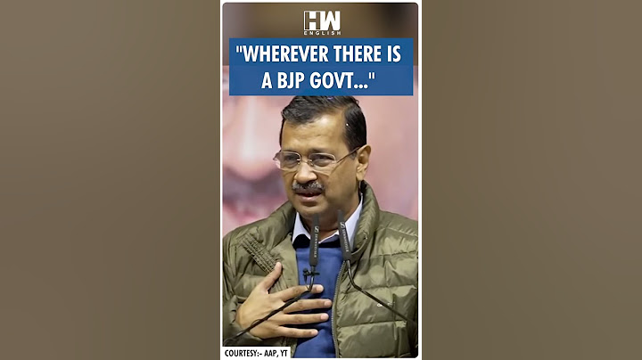 #Shorts | "Wherever there is a BJP govt.." | AAP | Arvind Kejriwal | Delhi Assembly Elections 2025
