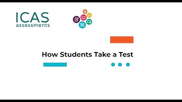 ICAS Assessments product tutorial – How students take a test