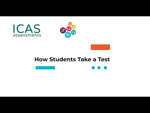 ICAS Assessments product tutorial – How students take a test