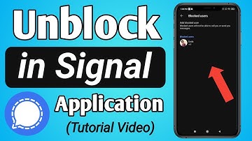 How to unblock any user in signal app || signal par kisi ko bi unblock kaise kare